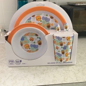 5PC kids dinnerware